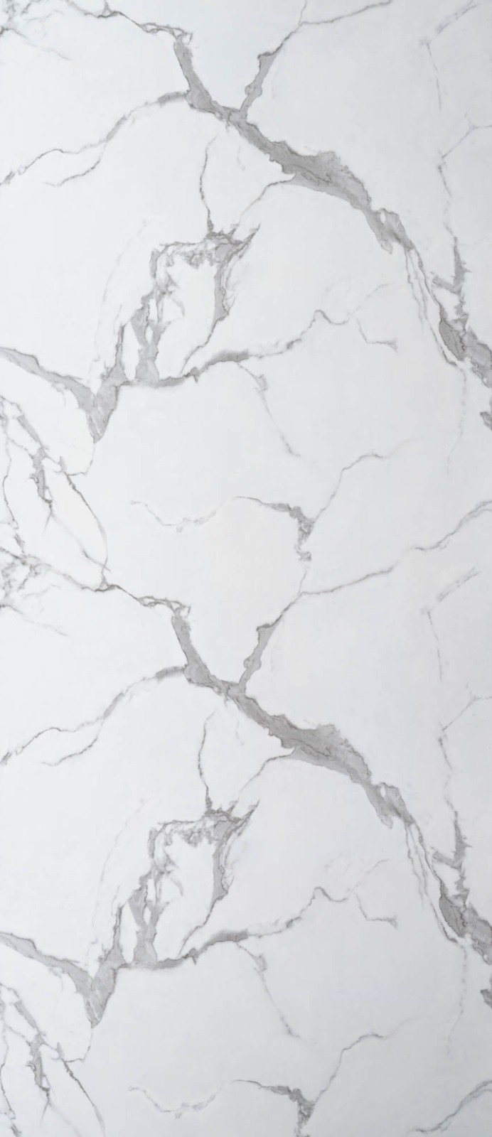 SPC/PVC-wandpaneel in witte marmerlook met grijze aders